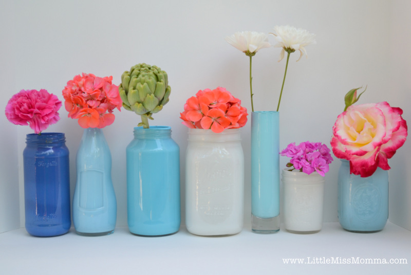 Perfectly Painted Mason Jars From The Inside Easy DIY Tutorial