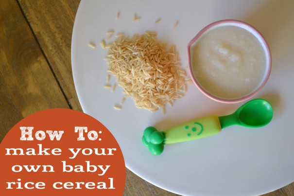 putting rice cereal in baby formula