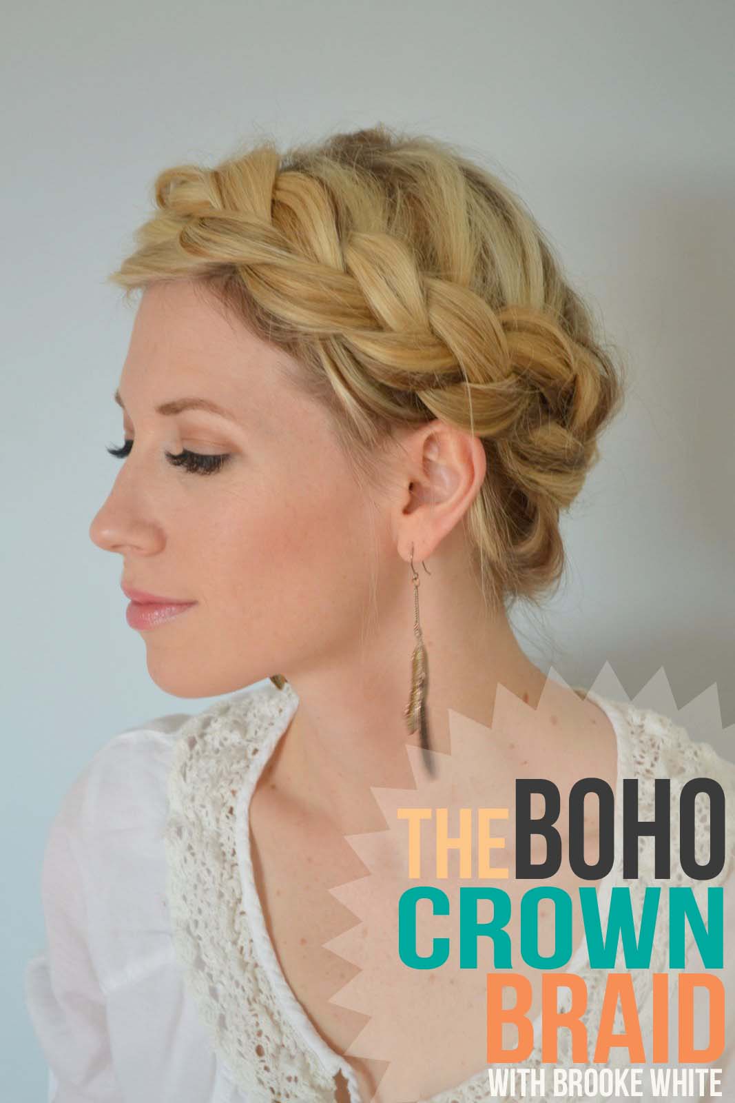 Boho Crown-Braided Hair (Blonde)